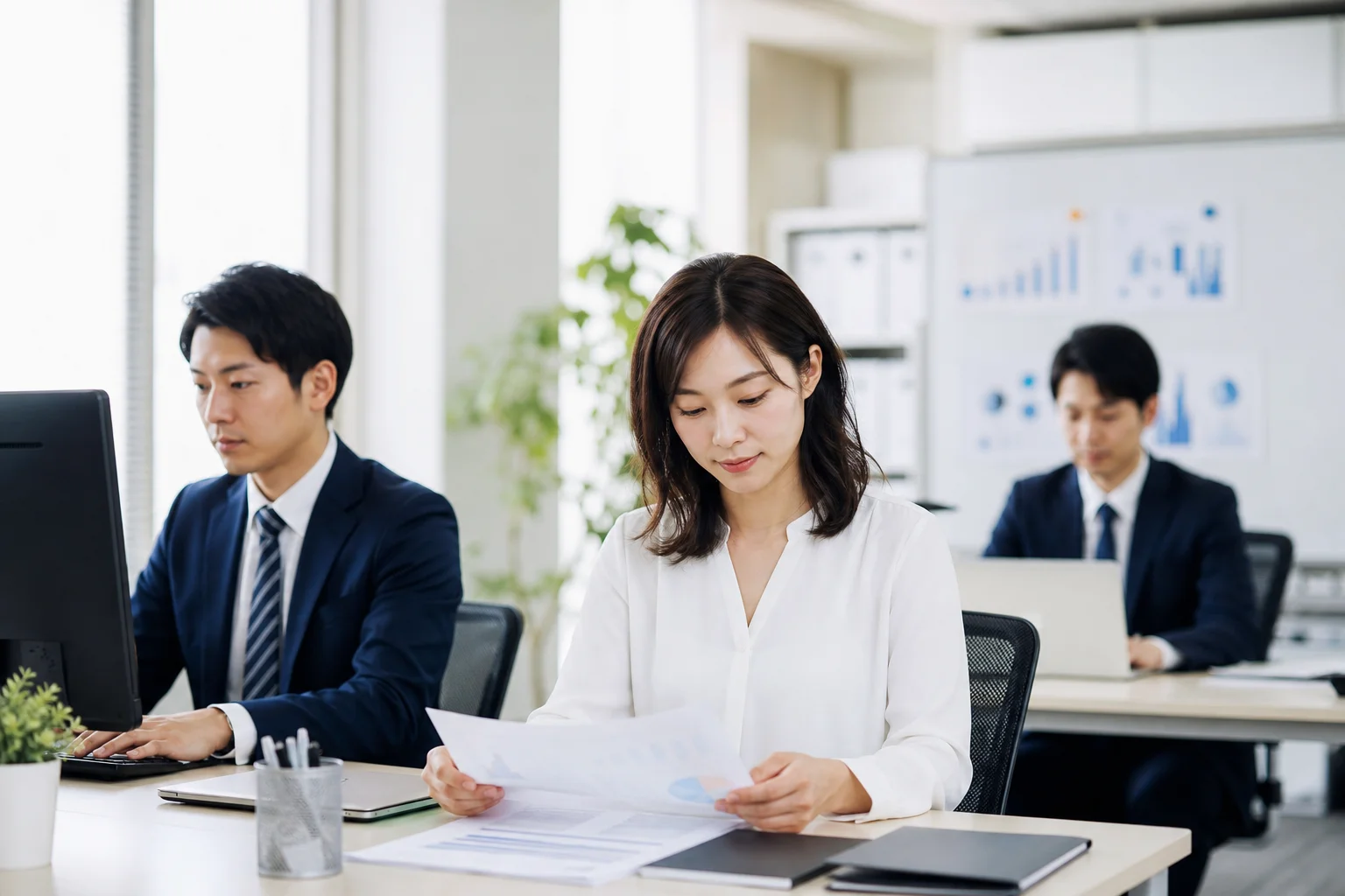 バックオフィス業務を行うオフィス
